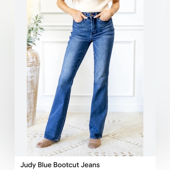 JUDY BLUE Classic Bootcut Jeans - Picture 1 of 16
